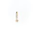 Moonstone Dot Pendant Charm in Yellow Gold