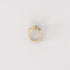 Bezel Set Oval and Tapered Baguettes Trilogy Lab Grown Diamond Ring