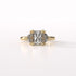 Radiant and Half Moons Lab Grown Diamonds Trilogy Ring