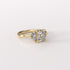 Radiant and Half Moons Lab Grown Diamonds Trilogy Ring
