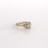 Oval and Half Moons Trilogy Lab Grown Diamond Ring
