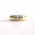 Emerald Cut Lab Grown Diamond Sculpted Band Ring