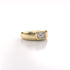 Emerald Cut Lab Grown Diamond Sculpted Band Ring