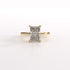Four Claw Radiant Lab Grown Diamond Ring