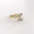 Four Claw Radiant Lab Grown Diamond Ring
