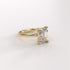 Four Claw Radiant Lab Grown Diamond Ring