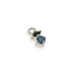 Suncatcher Sleeper Charm Two: with Topaz & Tourmaline in Silver