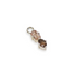Suncatcher Sleeper Charm Three: with Morganite & Smokey Quartz in Silver