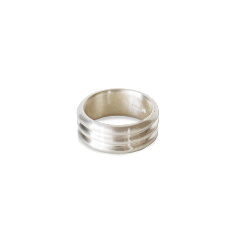 Triple Band in Silver