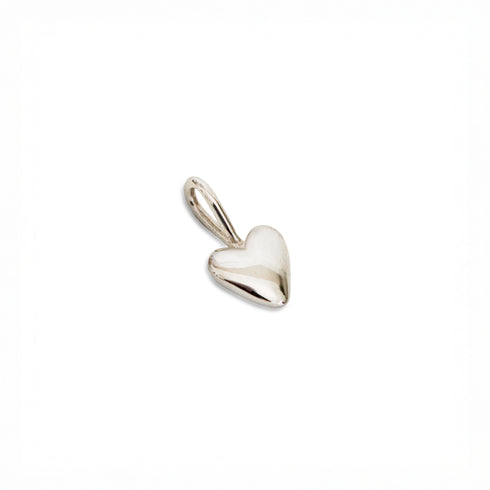 Heart Charm in Silver