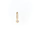 Tanzanite Dot Pendant Charm in Yellow Gold
