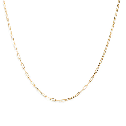 The Paperclip Chain in Yellow Gold ~ Small Link