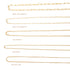 The Paperclip Chain in Yellow Gold ~ Small Link