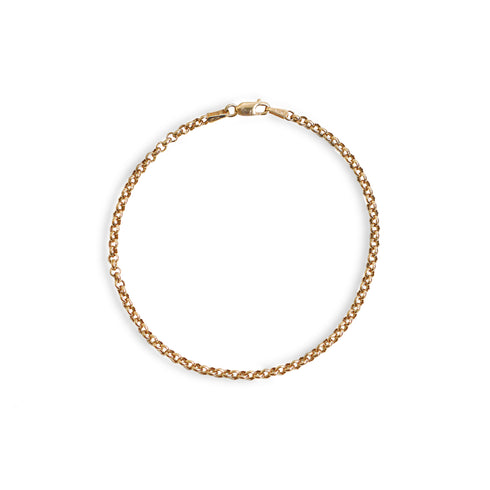 Rolo Bracelet in Yellow Gold