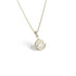 The Juno Disc Pendant ~ Lab Grown Marquise Diamond