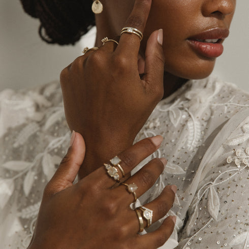 Nova ~ Six Claw Round Diamond Ring