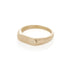 Vista Signet Ring in Yellow Gold
