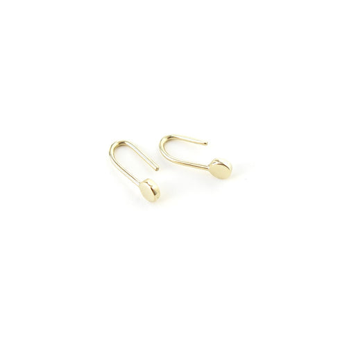 Dot Earrings in Yellow Gold