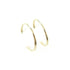 Large Hoop Earrings in Yellow Gold