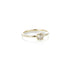 Four Claw Cognac Diamond Ring in Yellow Gold