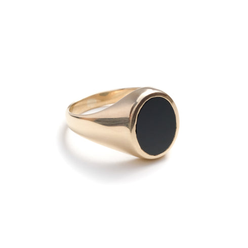 Your Grandfather's Signet in Yellow Gold