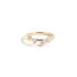Scattered Diamond Band in Yellow Gold