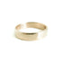 Men's Hammered Band in Yellow Gold