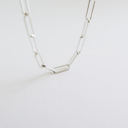 The Paperclip Bracelet in Silver