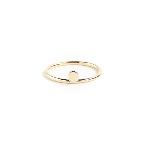 The Dot Ring in Yellow Gold