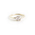 White Rose Cut Diamond Ring