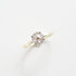 White Rose Cut Diamond Ring