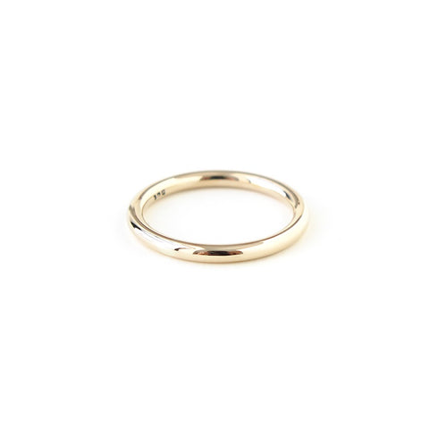 Full Round Band in Yellow Gold