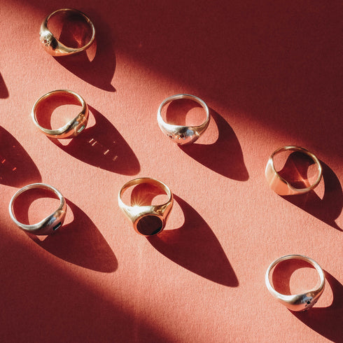 Your Grandfather's Signet in Silver