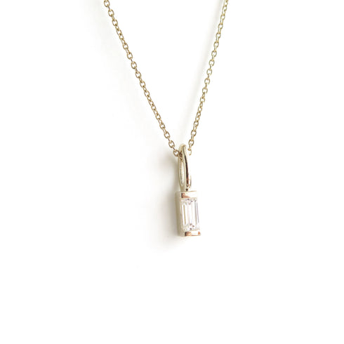 The Hera Pendant ~ Lab Grown Diamond ~ White Gold