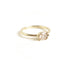 Leda ~ Six Claw Oval Diamond Ring