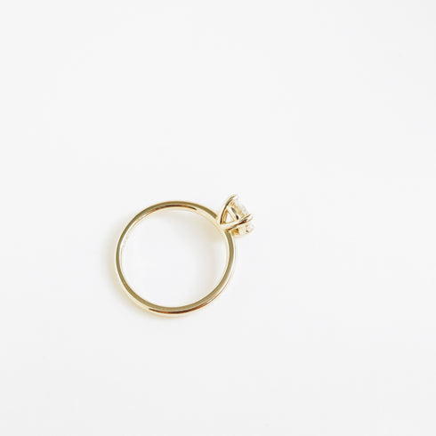 Nova ~ Four Claw Round Diamond Ring