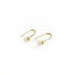 Diamond Dot Earrings in Yellow Gold