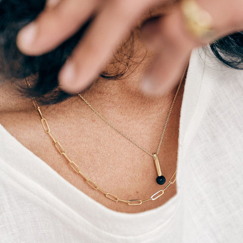 The Paperclip Chain in Yellow Gold ~ Large Link