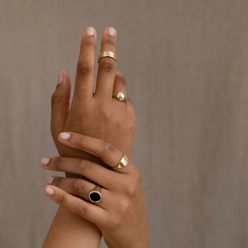 Your Grandfather's Signet in Silver