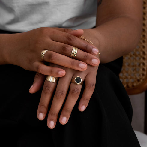 Your Grandfather's Signet in Silver