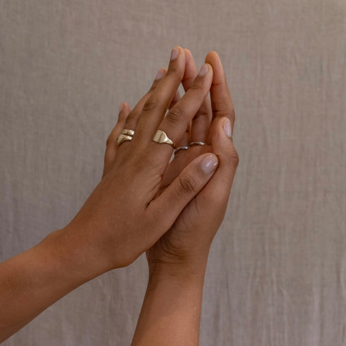 Your Grandmother's Signet in Silver