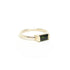 Channel Set Tourmaline Baguette in Yellow Gold