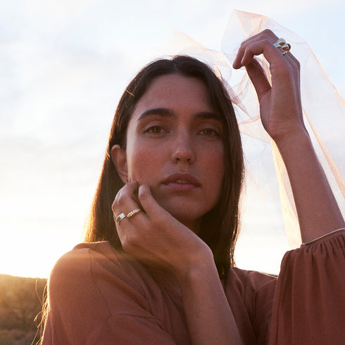 The Landscape Ring in Silver