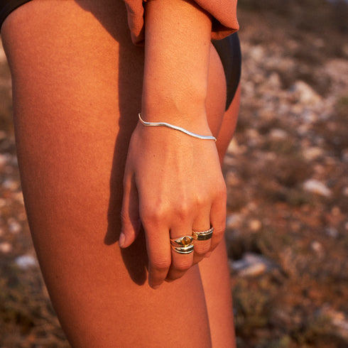 The Landscape Ring in Silver